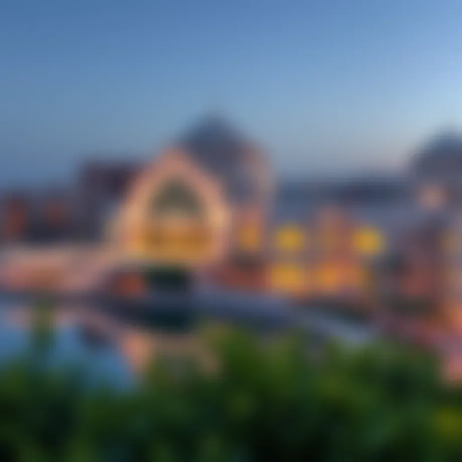 A panoramic view of Al Nayli showcasing its architectural elegance