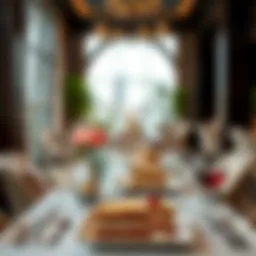 Elegant brunch setup at Jumeirah Islands