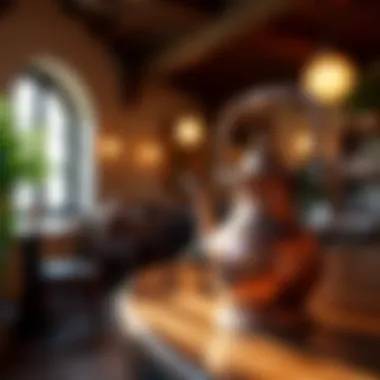 Historical Decor of Copper Kettle Historical decor reflecting the rich heritage of the establishment