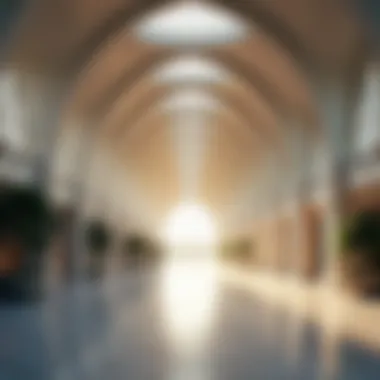 Interior of Rashidiya Metro Station highlighting its spacious and functional layout