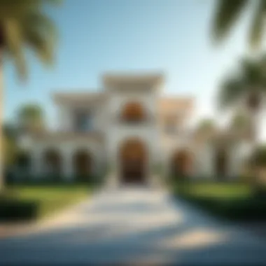 Luxurious villa within the Dubai Golf Estate's exclusive community