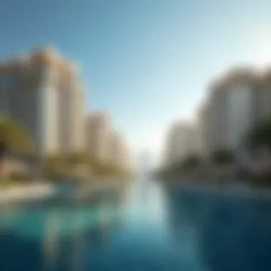 Luxurious residential buildings in JBR